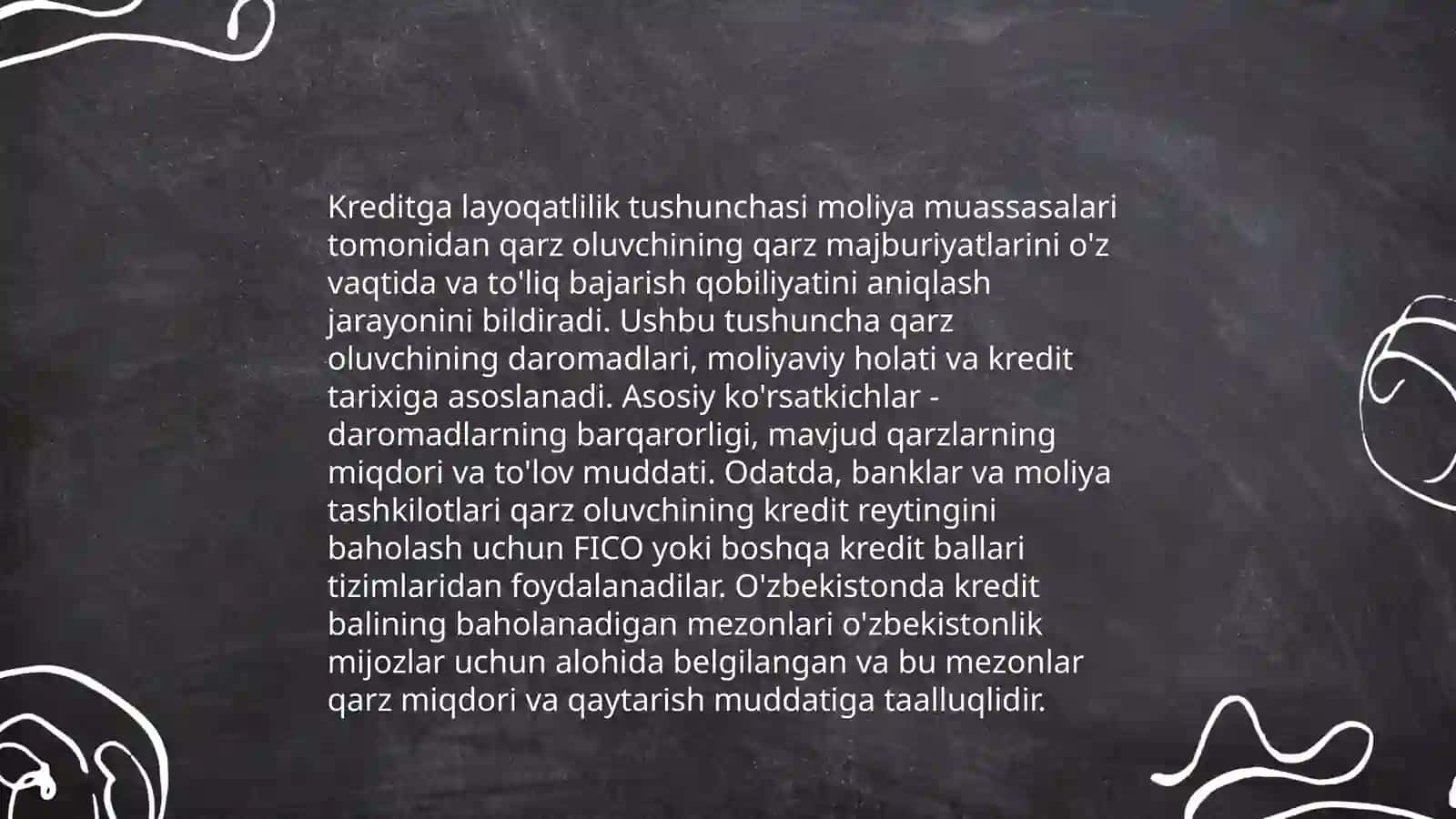Kreditga layoqatlilik tahlili 3