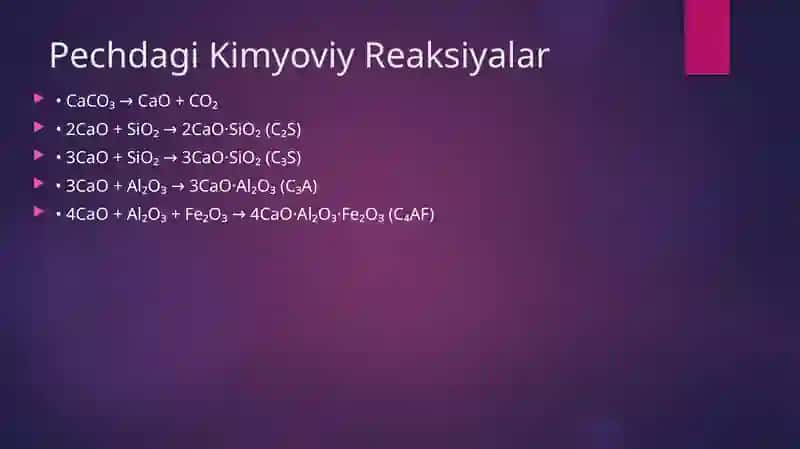 Sement Ishlab Chiqarishda Kimyoviy Birikmalar 3