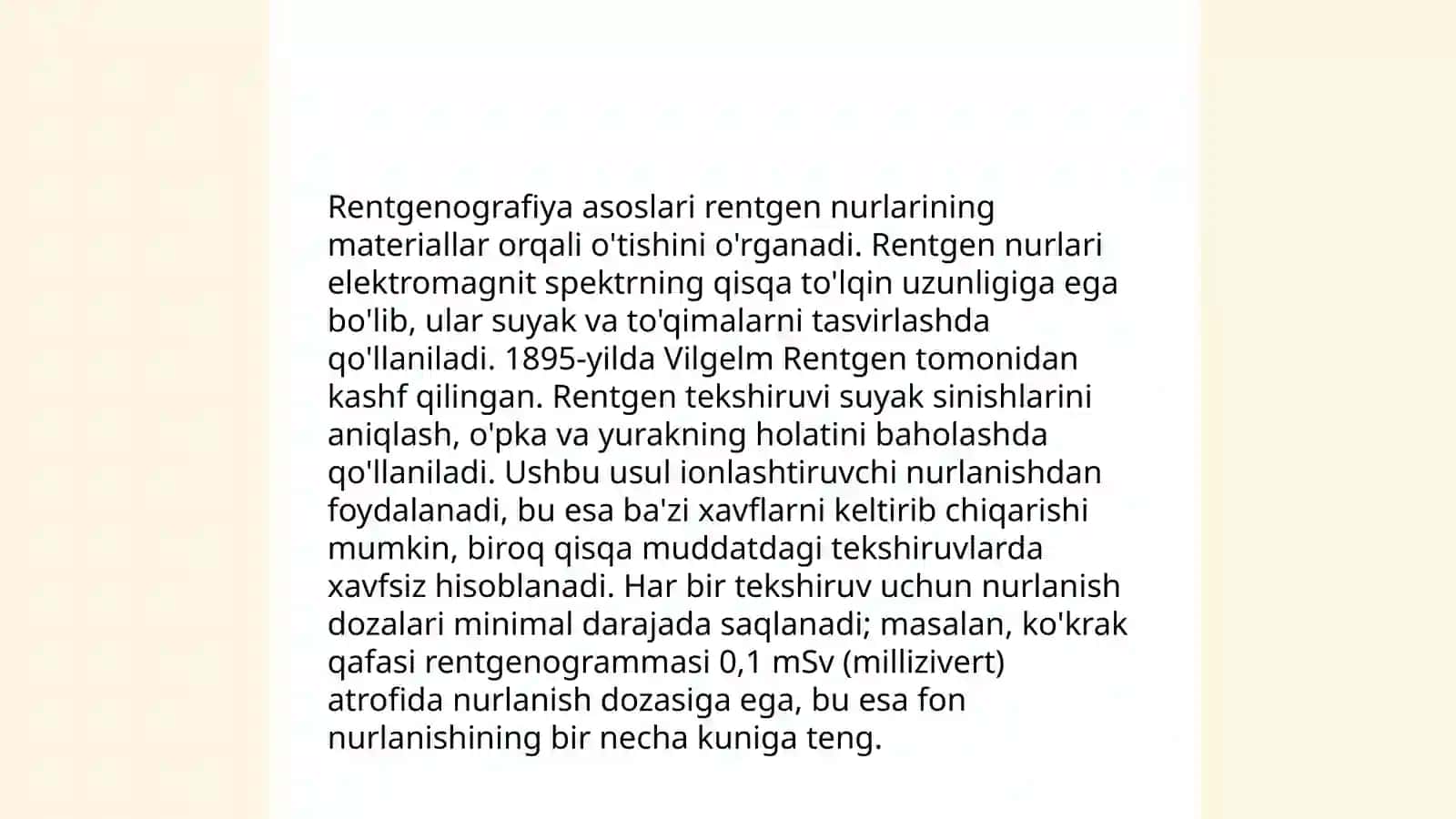 Rentgenografiya asoslari 3