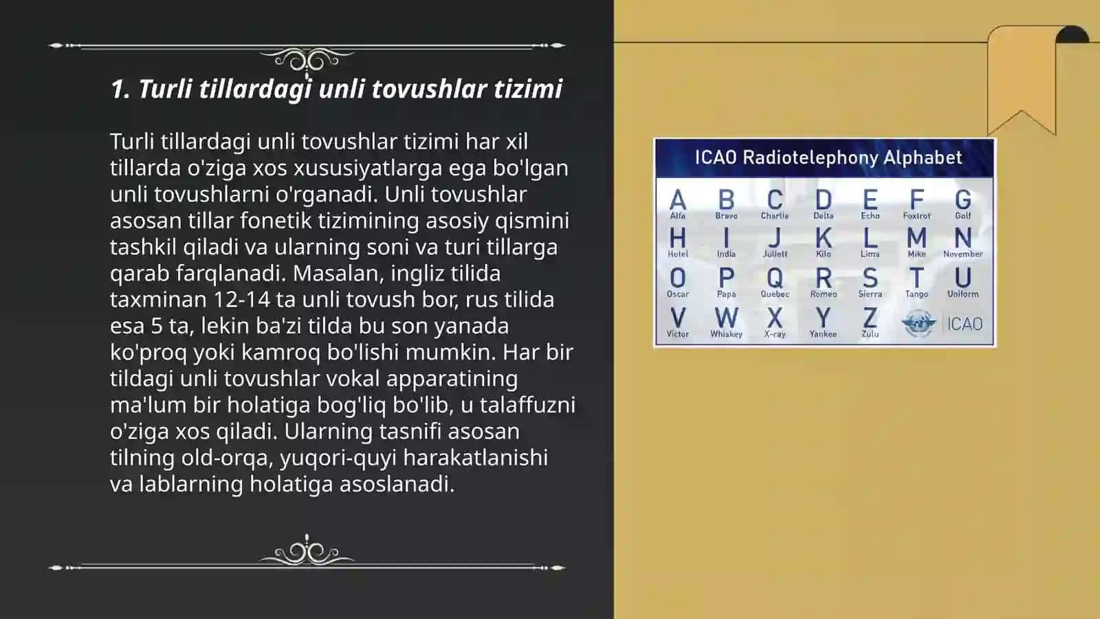 Turli tillardagi fonetik hodisalar 3