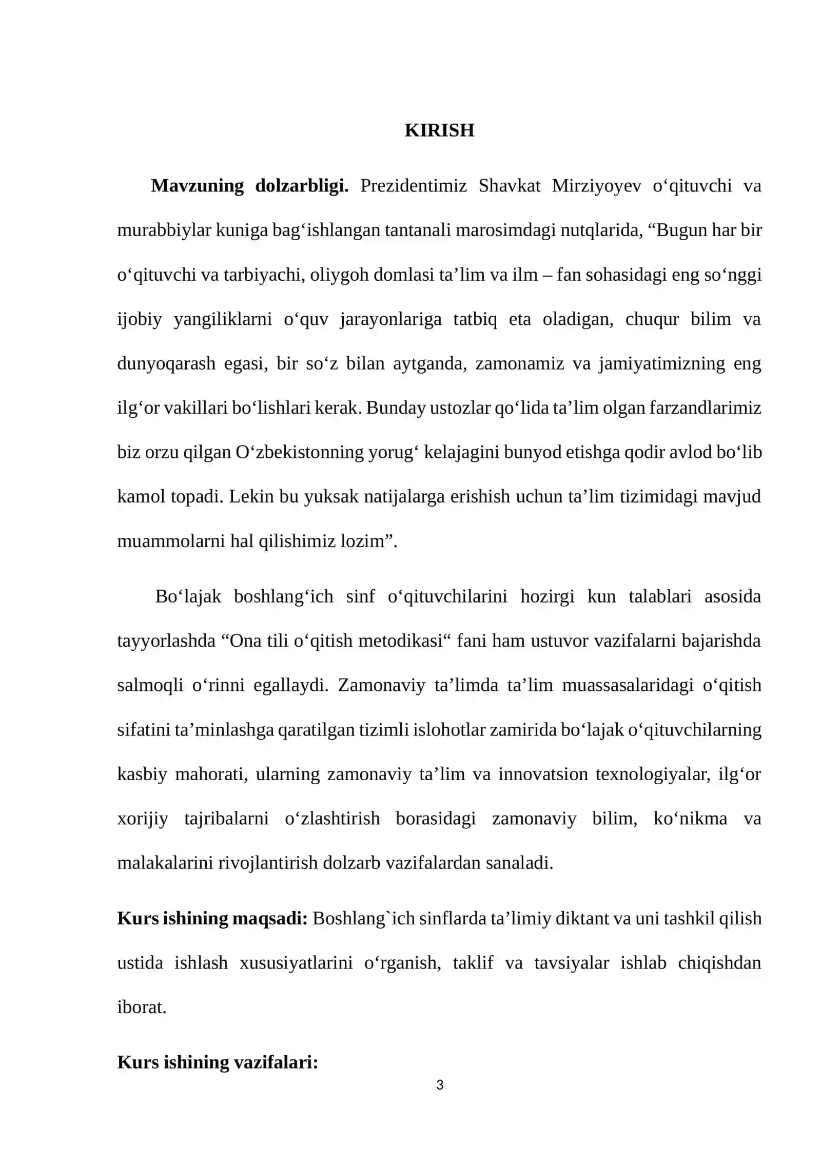 BOSHLANG’ICH SINFLARDA TA’LIMIY DIKTANT VA UNI TASHKIL ETISH 3