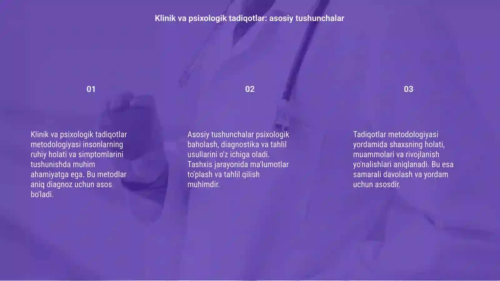 Klinik va psixologik tadiqotlar metadologiyasi 3