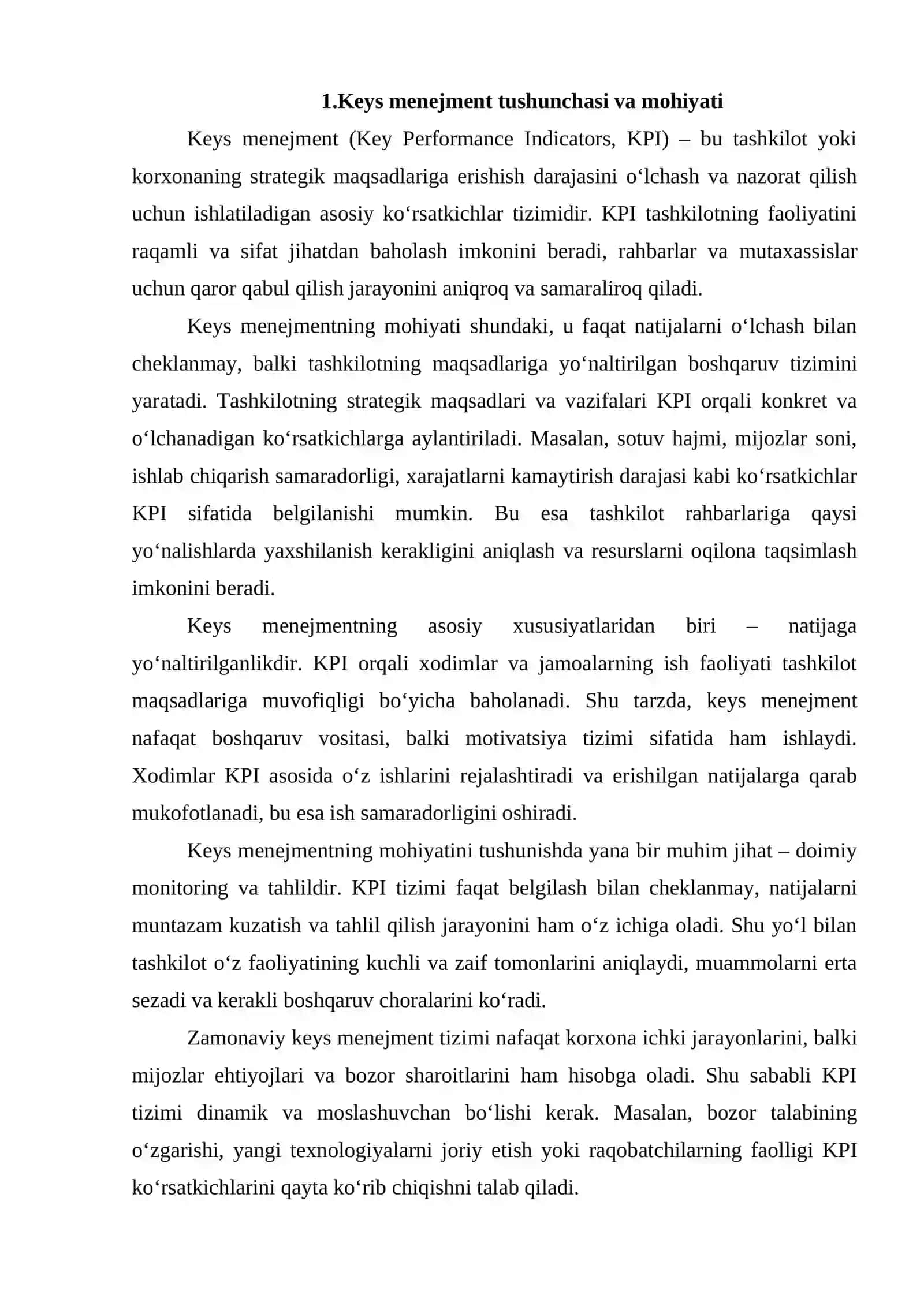 Keys menejmentda natijalar monitoringi 3