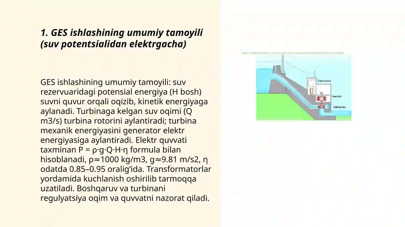 GES ishlash prinsipi 3