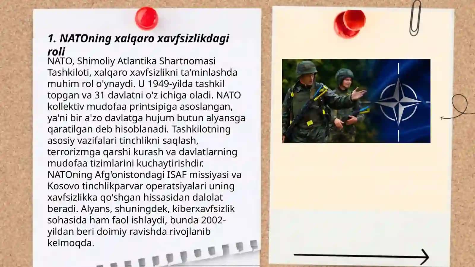 Xalqaro maydonda NATO ning oʻrni 3