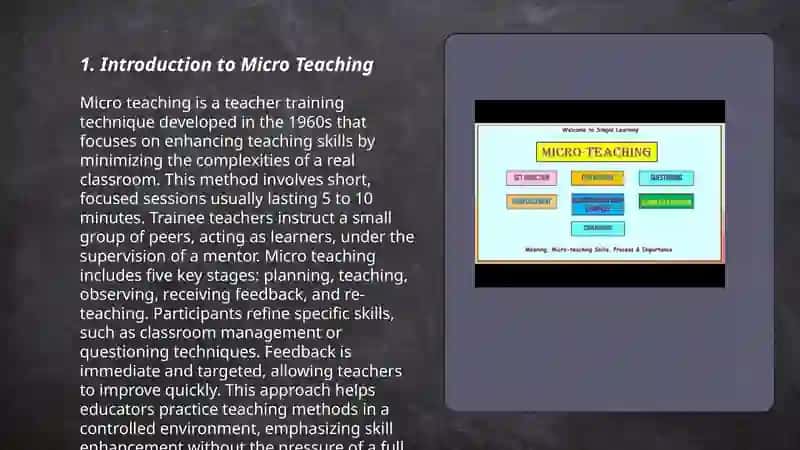 Micro teaching 3