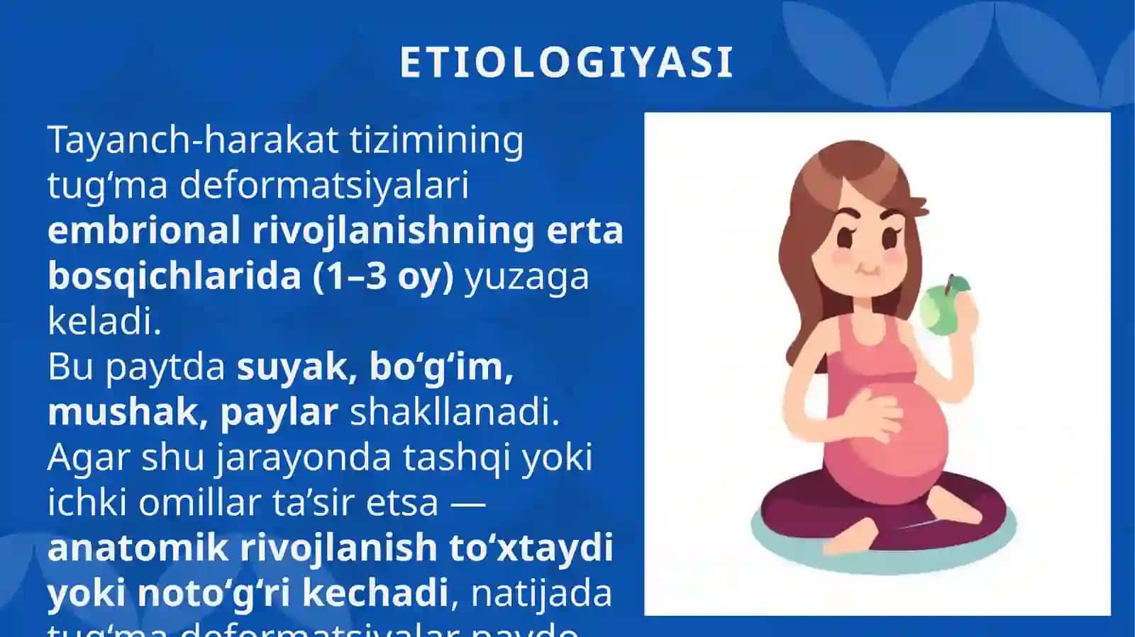 Tayanch-harakat tizimining tug‘ma deformatsiyalari 3