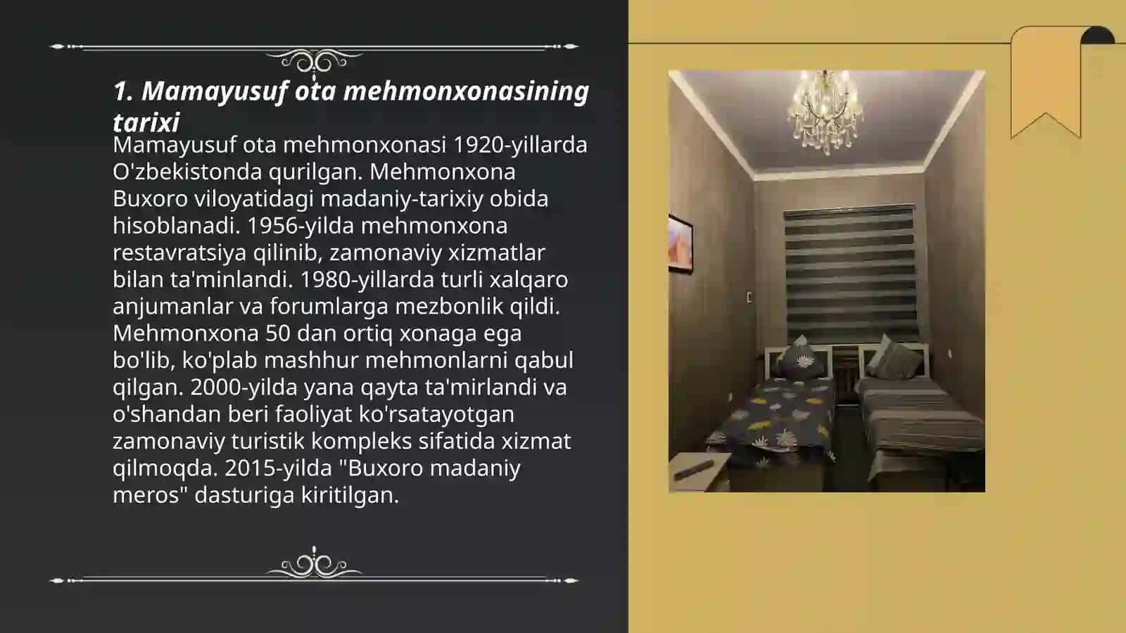 Mamayusuf ota mehmonxonasi 3