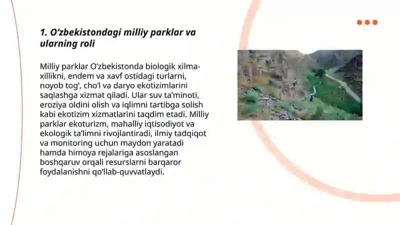 Oʻzbekiston qoʻriqxonalari va himoyalangan hududlar 3