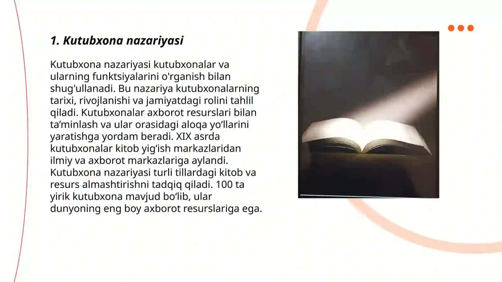 Kutubxonashunoslil fanining metodologiyasi 3