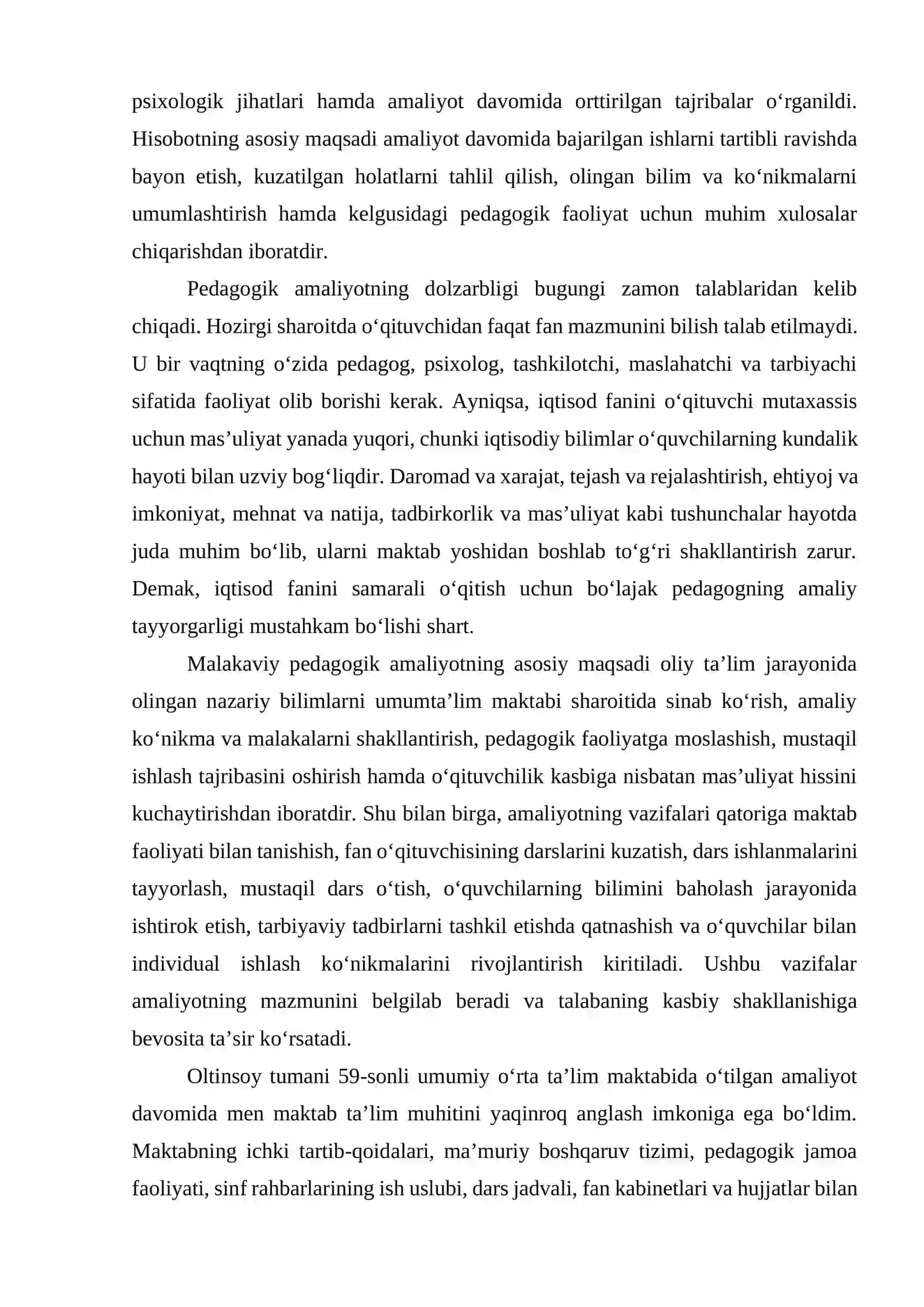 maktab bo'yicha iqtisod hisoboti namuna 3