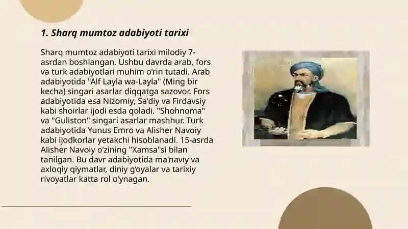 Sharq mumtoz adabiyotshunosligi 3