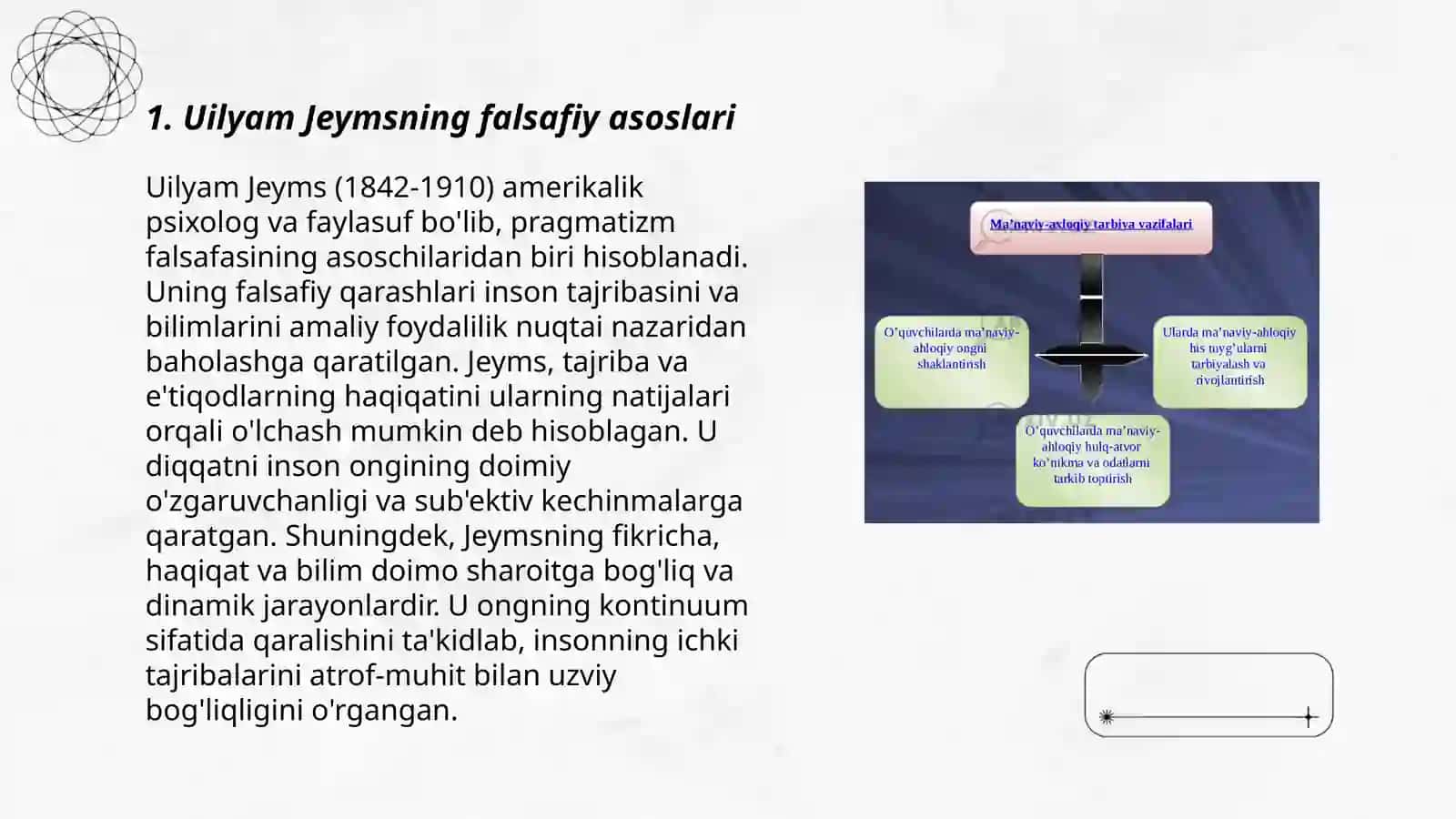 Uilyam Jeyms Nazaryasi 3
