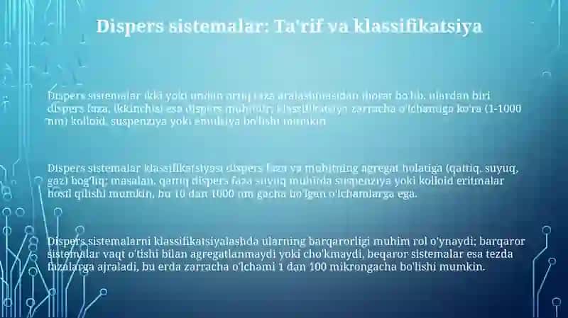 Disper sistemalar 3