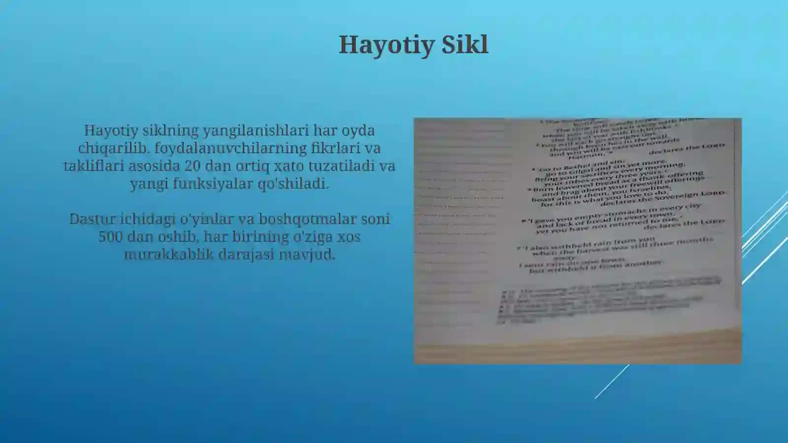 Applikatsiya mashgʻulotlari 3