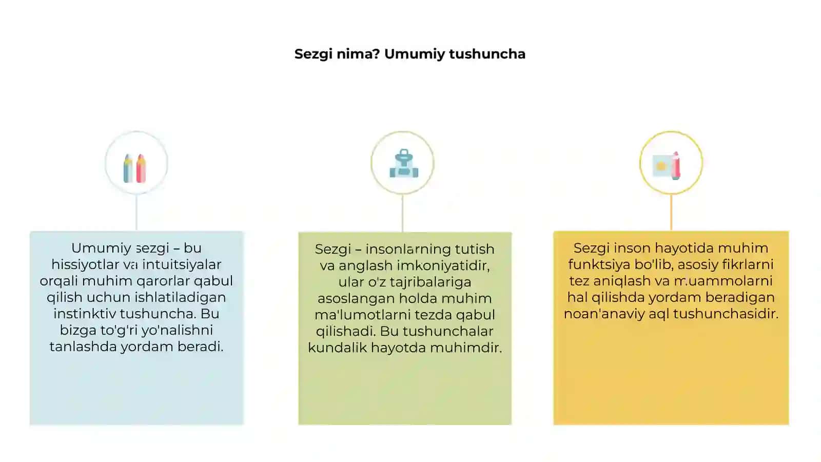 Sezgi nima? Umumiy tushuncha 3