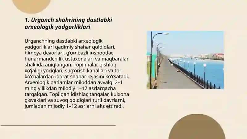 Xorazmdagi Urganch shahrining kelib chiqishi tarixi 3