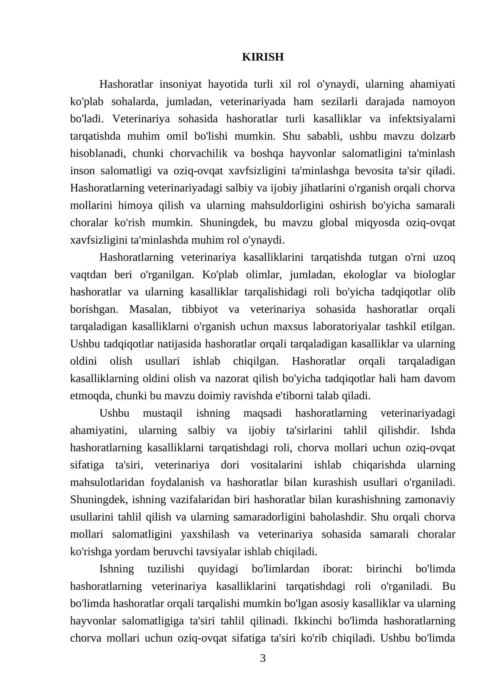 Hashoratlarning veterinariyadagi ahamiyat 3