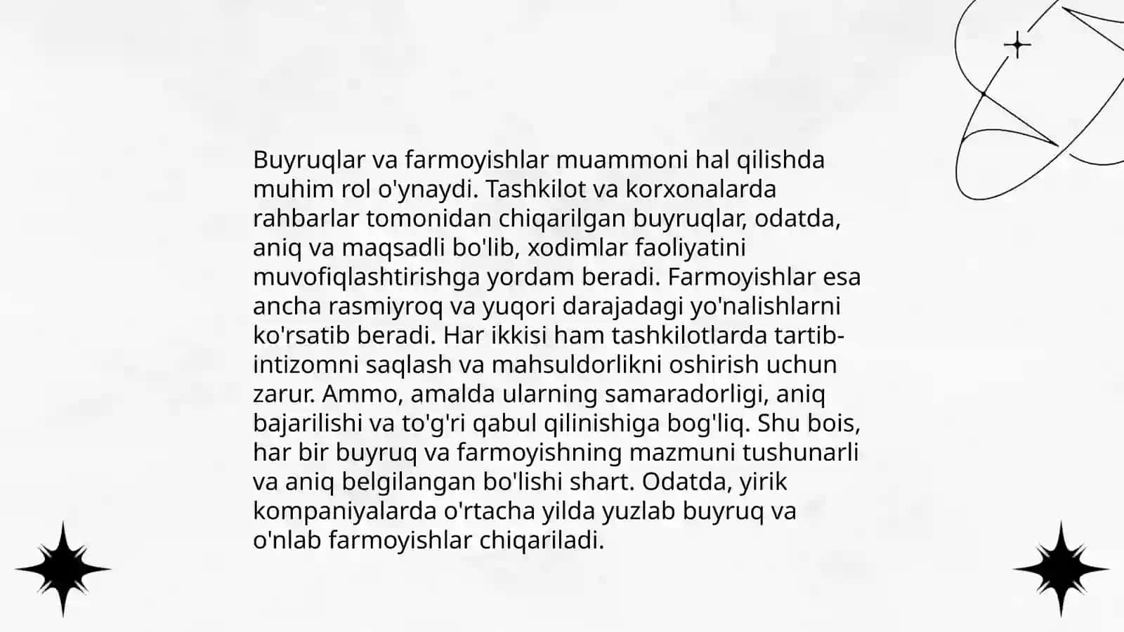 Ish yuritish hujjat turlari 3