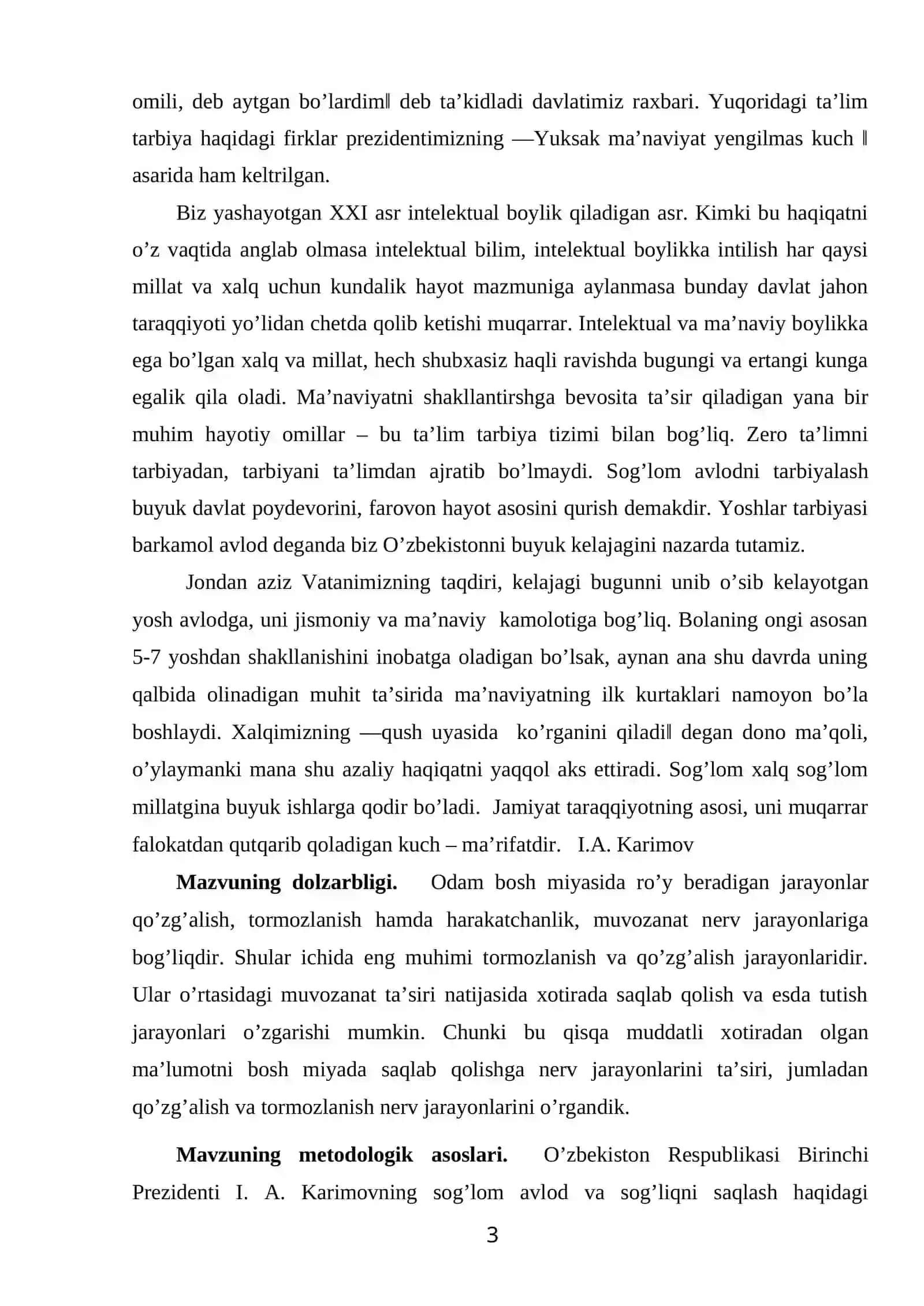 Qo’zg’alish va Tormozlanish Nerv Jarayonlarini Borishi 3