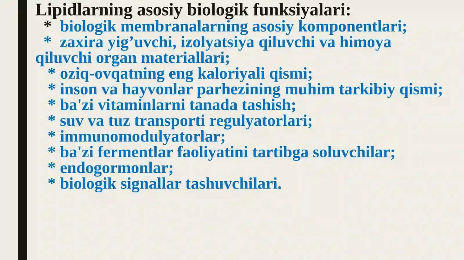 Lipidlar 3