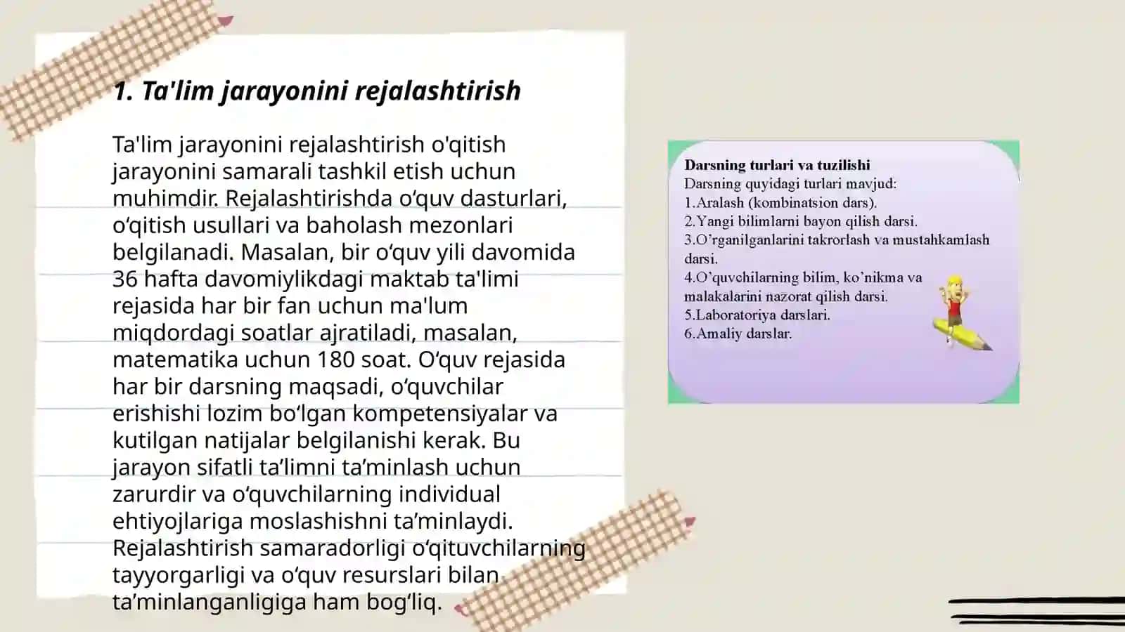 Taʼlimni tashkil etish turlari va shakllari 3