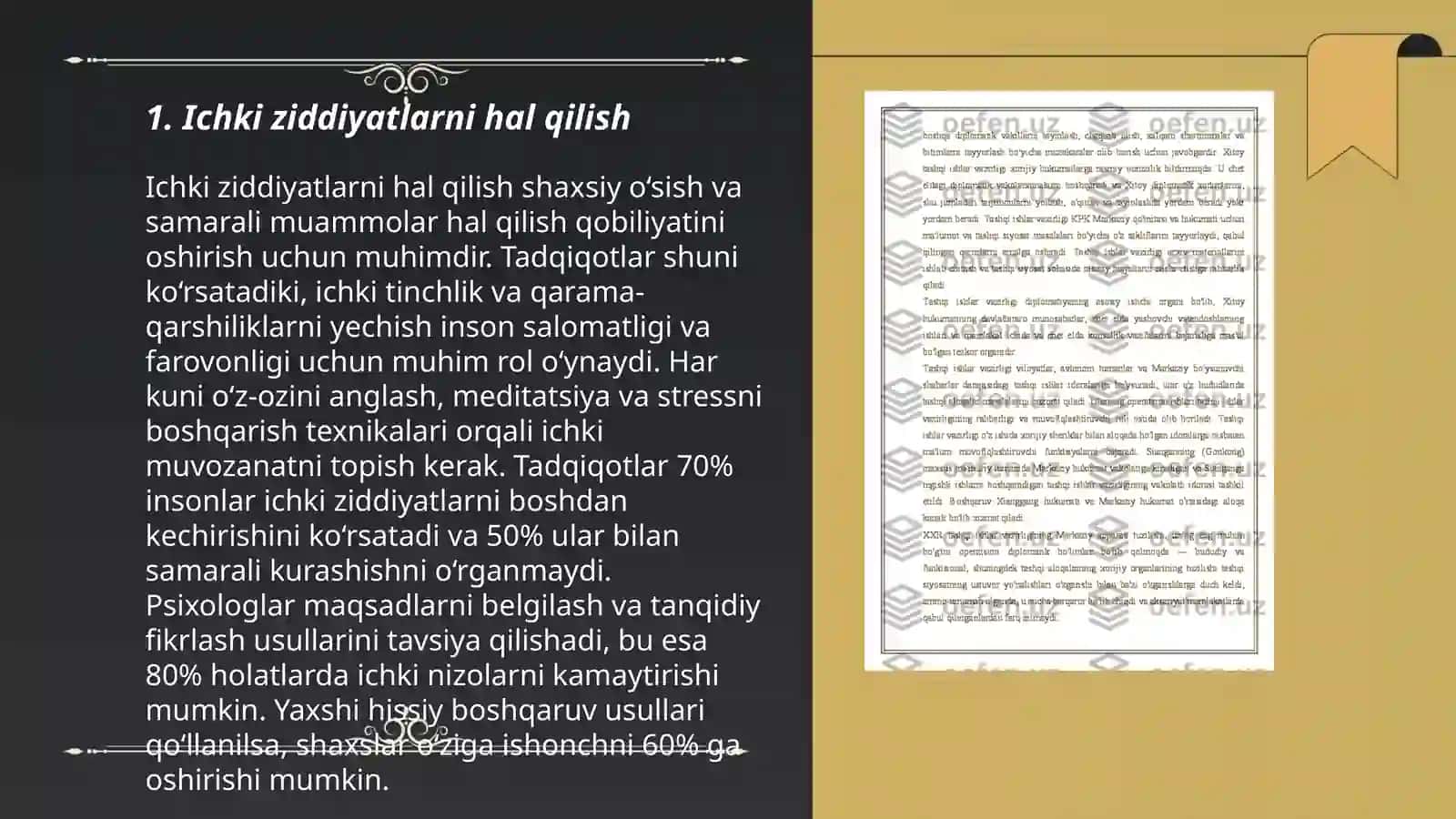 Ichki ziddiyatlar 3