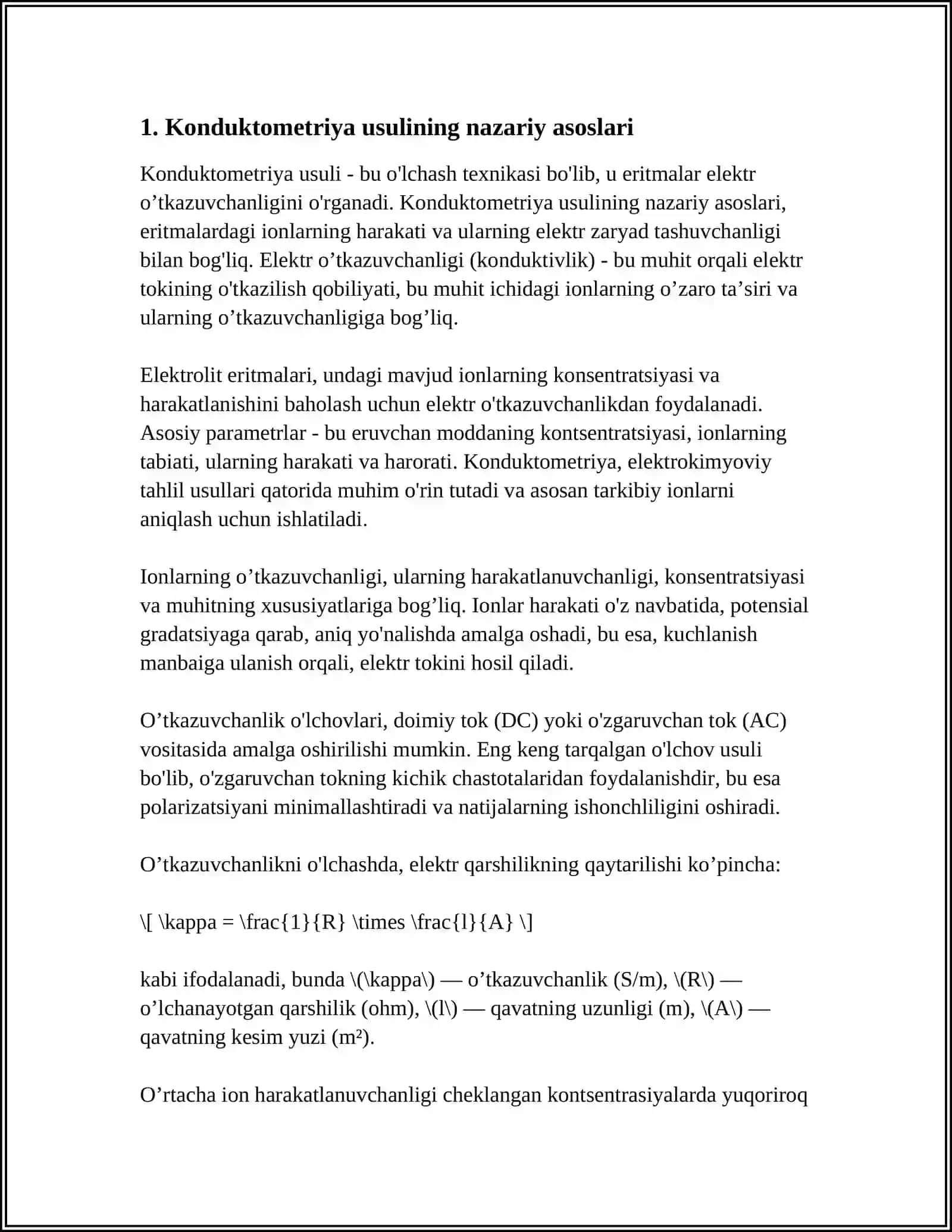 KONDUKTROMETRIYA USULI 3