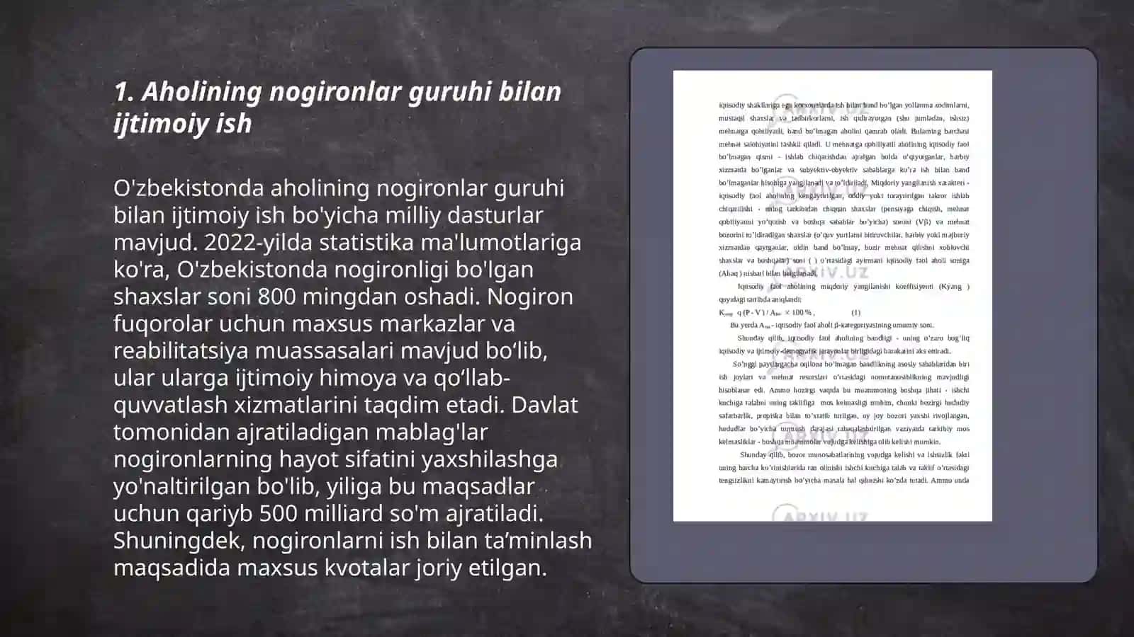Aholining Nogironlar Guruhi bilan Ijtimoiy Ish 3