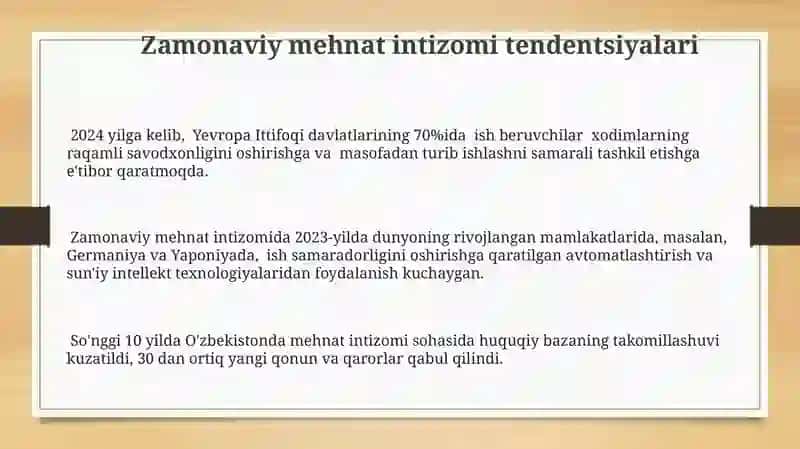 Mehnat intizomi 3
