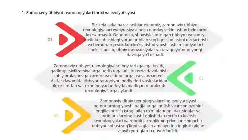 Zamonaviy tibbiyot texnologiyalari 3