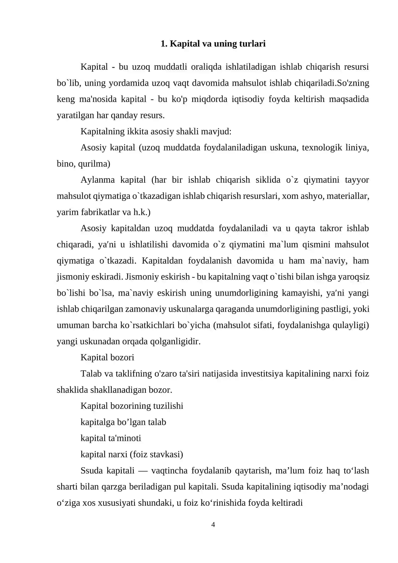 KAPITAL BOZORINING VAZIFALARI 3