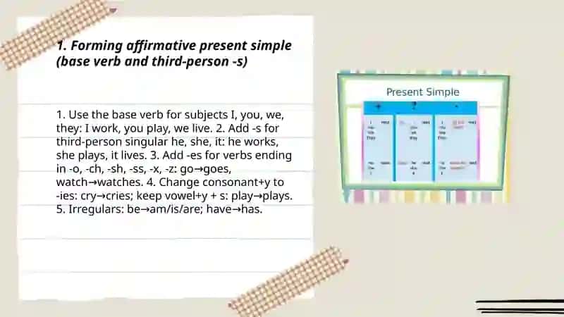 Present simple 3