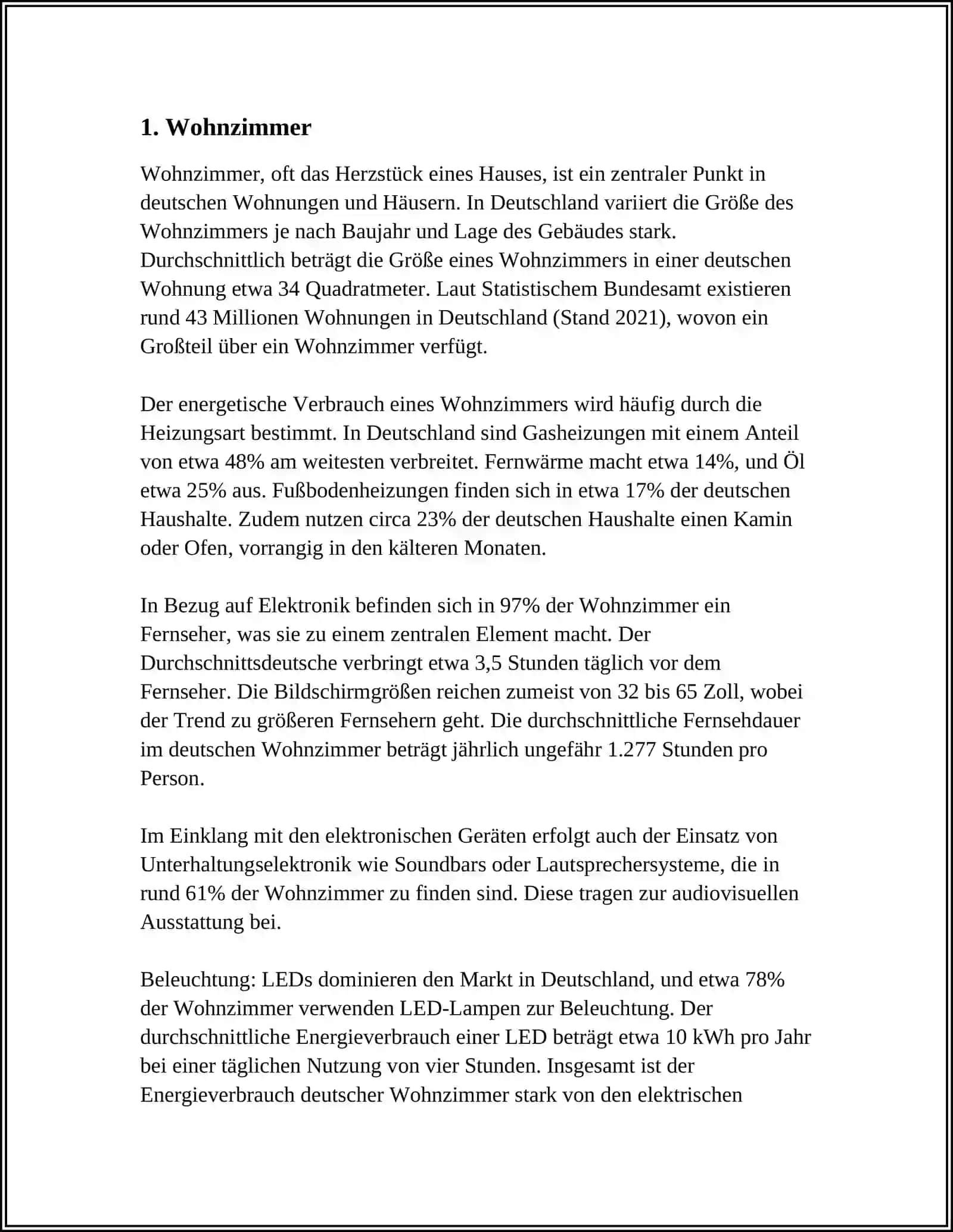 REFERAT: MEINE WOHNUNG 3