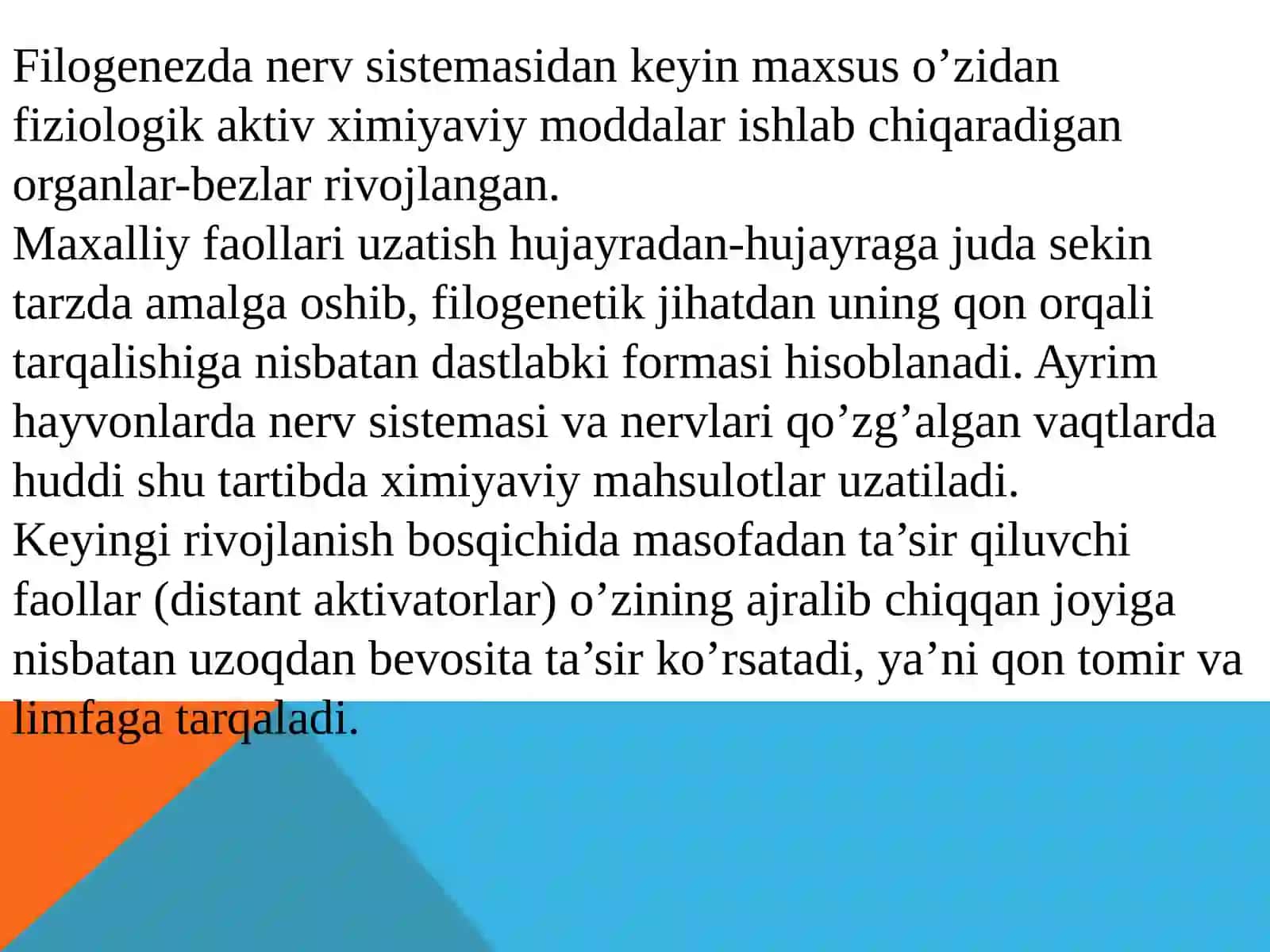 Endokrin tizimi fiziologiyasi 3