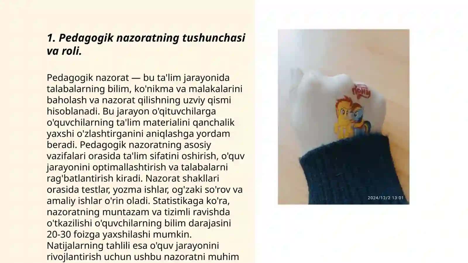 Pedagogik nazorat, ta'lim sifatini baholash. Xalqaro baholash dasturlari 3