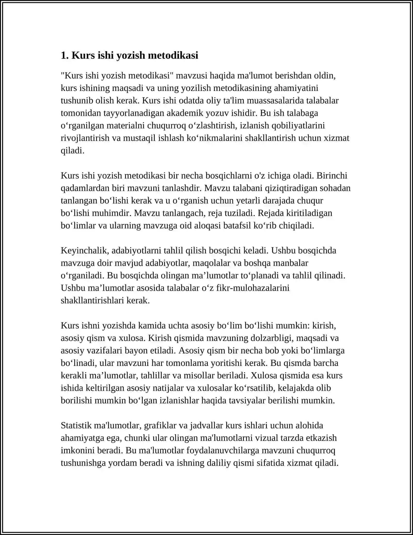 Kurs ishi yozish metodikasi 3