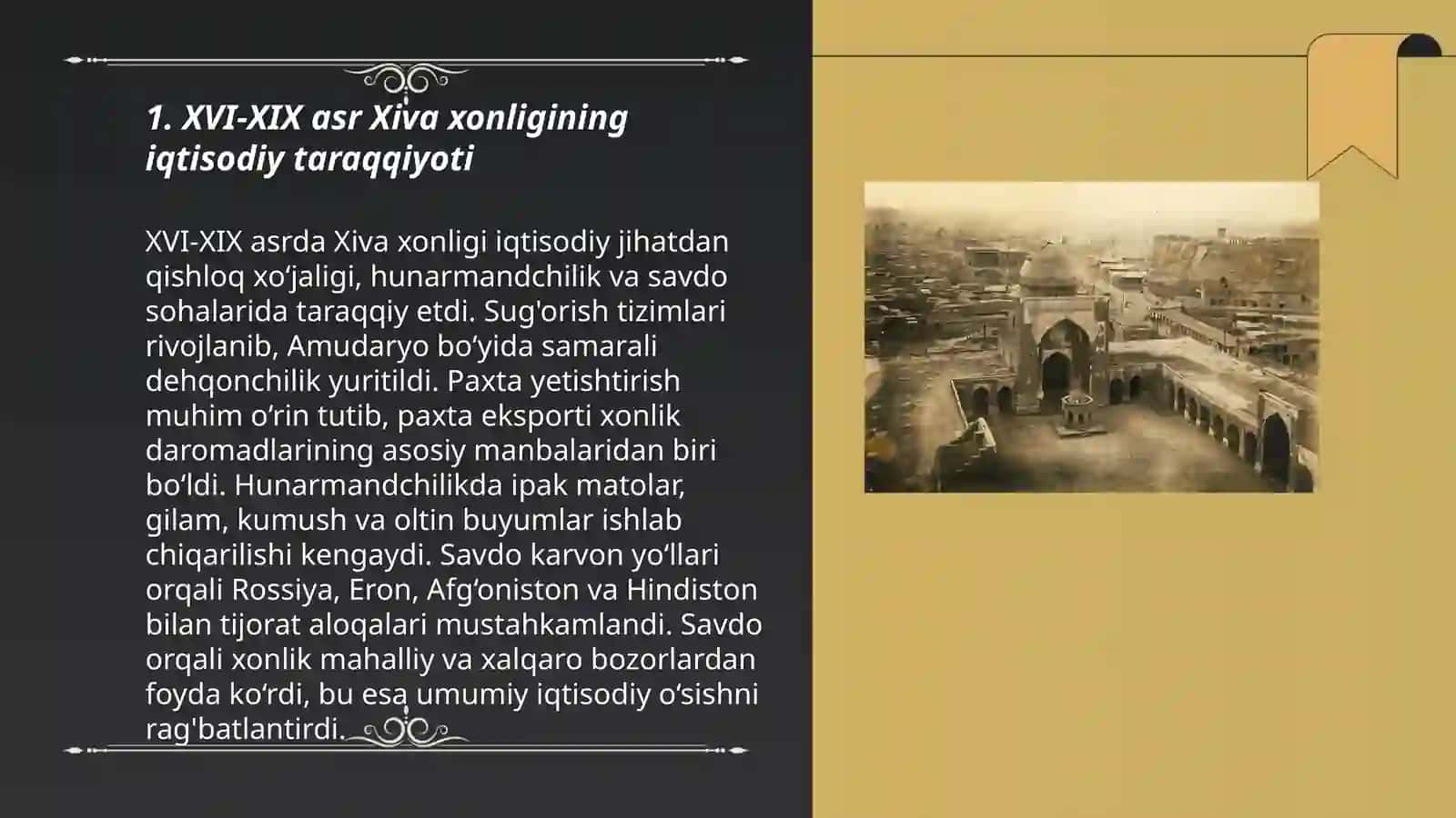 XVI-XIX asr Xiva xonligi iqtisodiy tarixining tarixshunosligi 3