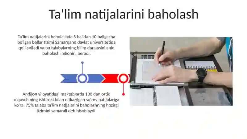 O'quvchilarni baholash mezonlari 3