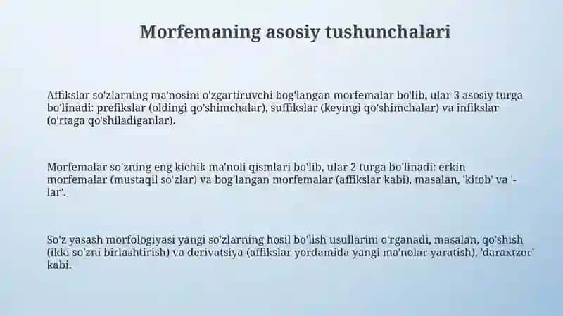Morfalogiya 3