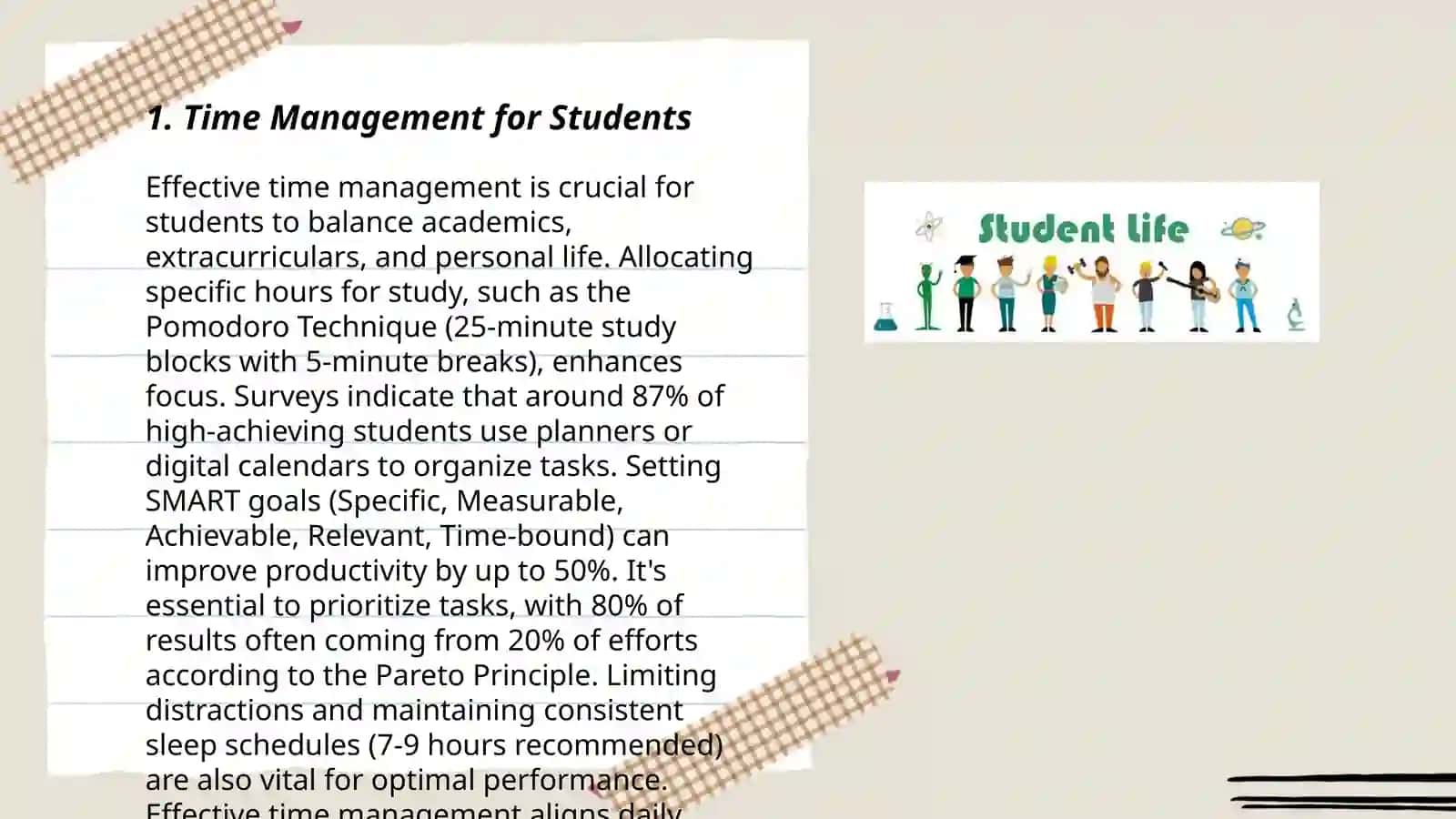 Student's life 3