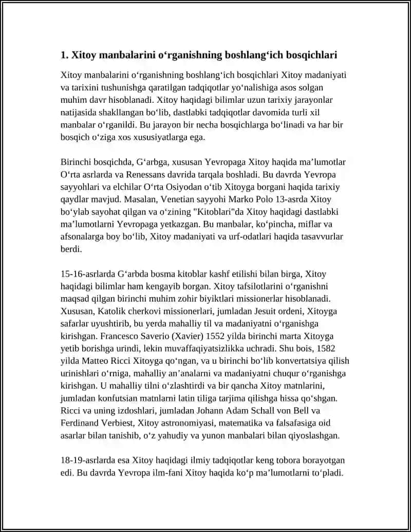 XITOY MANBALARINI OʻRGANILISH TARIXI 3