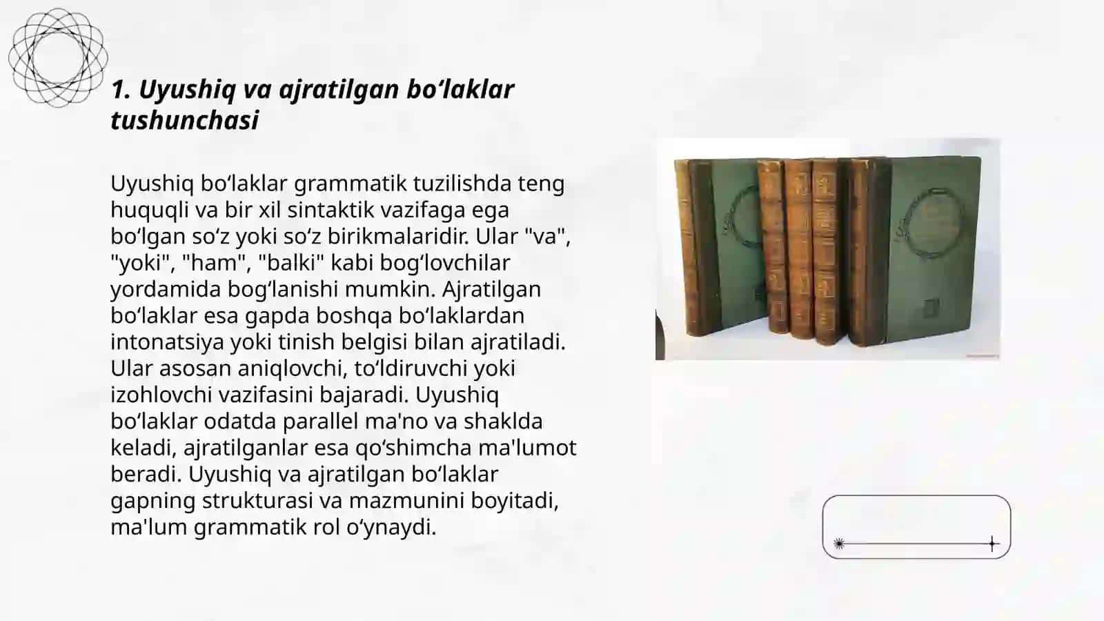 Uyushiq va ajratilgan bòlaklar 3