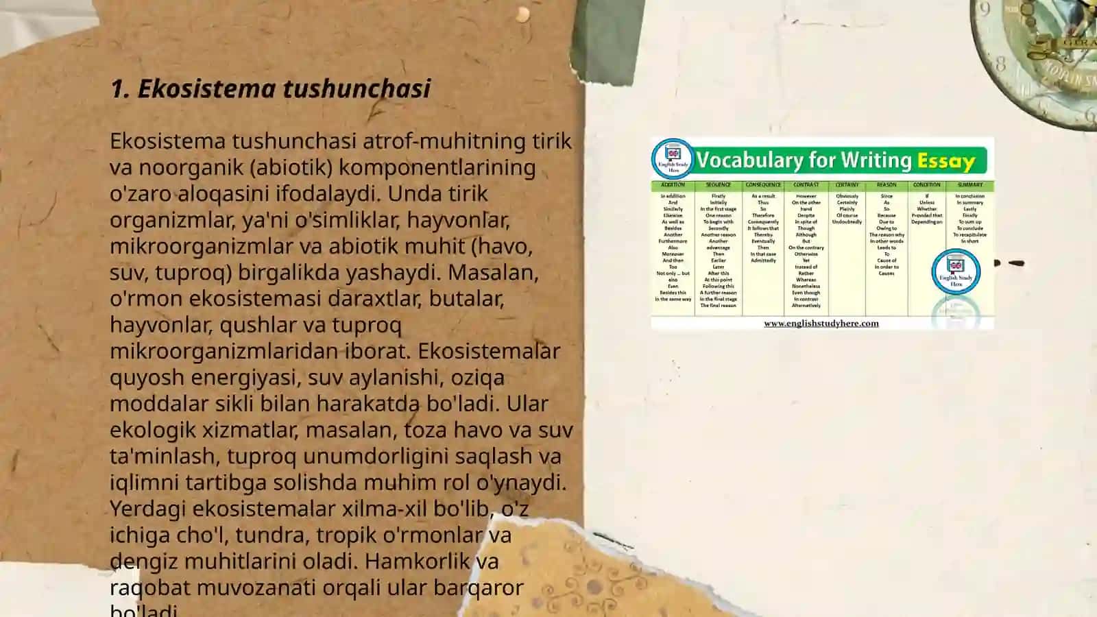 Ekosistema tushunchasi 3