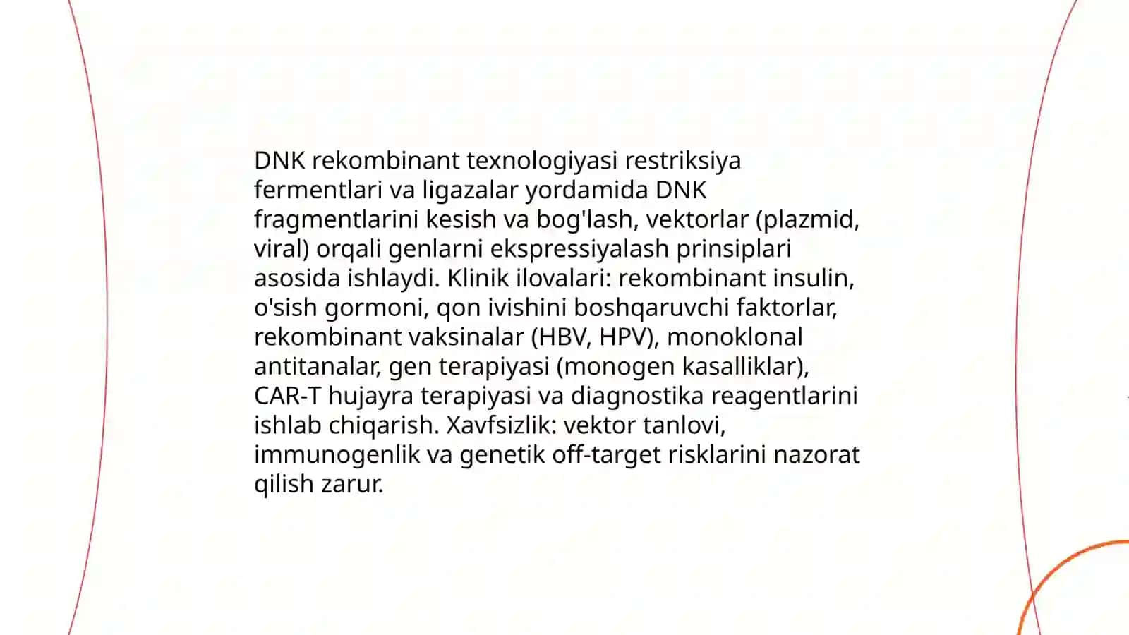 Tibbiyotda DNK rekombinantlarini qo'llanilishi 3