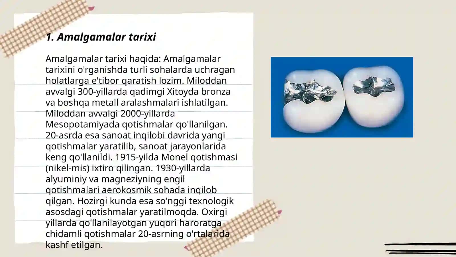 Amalgamalar 3