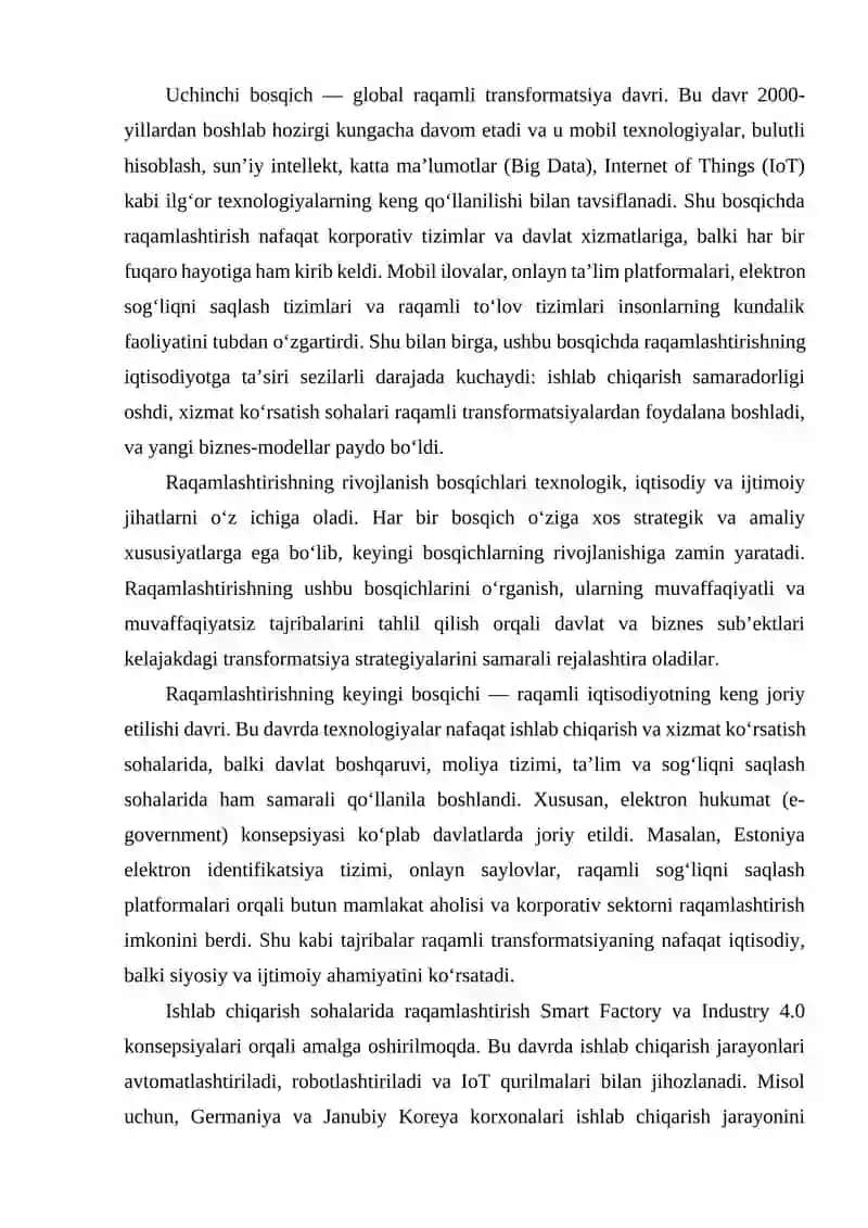 Xorijda iqtisodiyotni raqamlashtirish amaliyoti 3