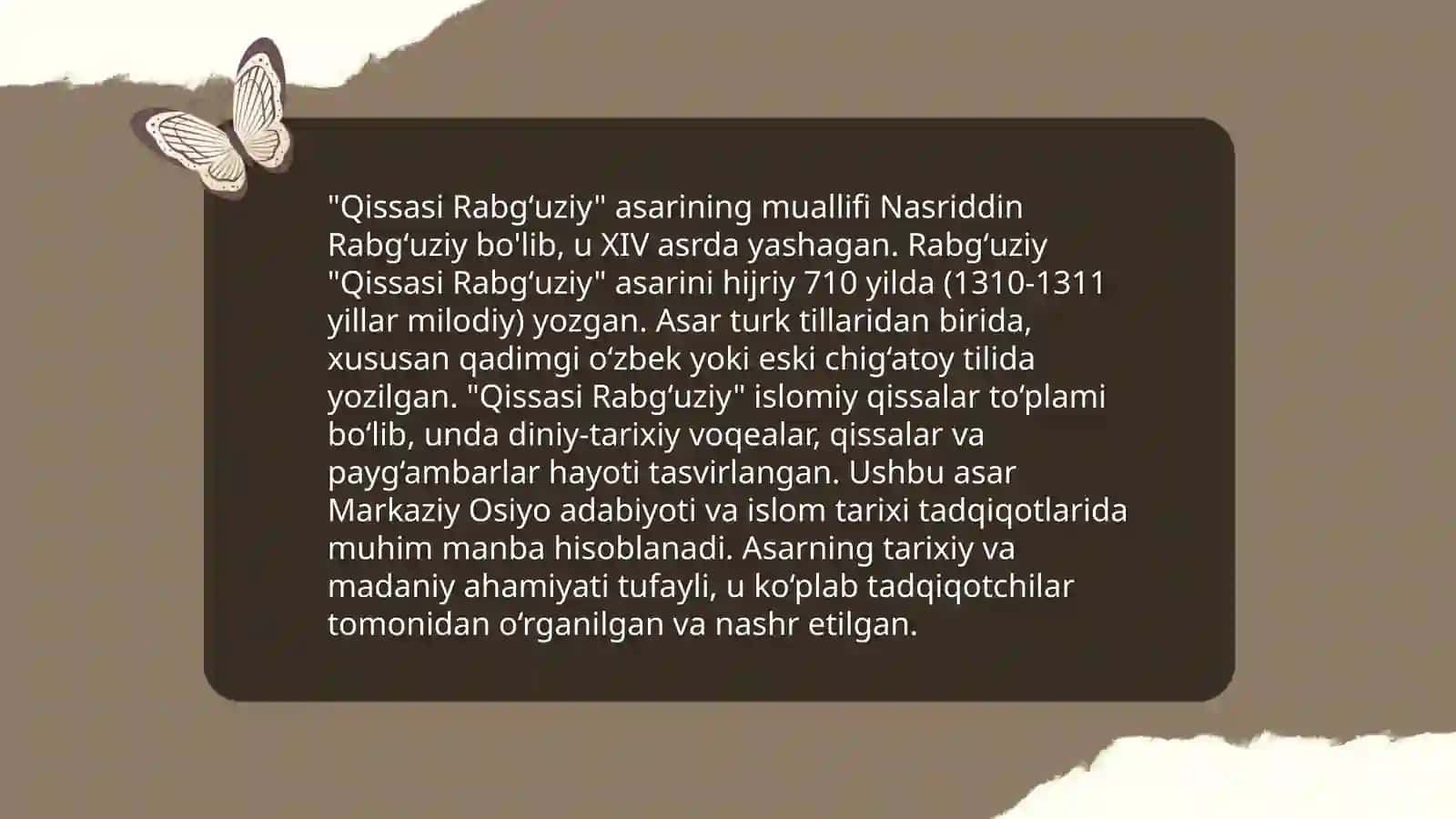 Qissasi Rabgʻuziy 3