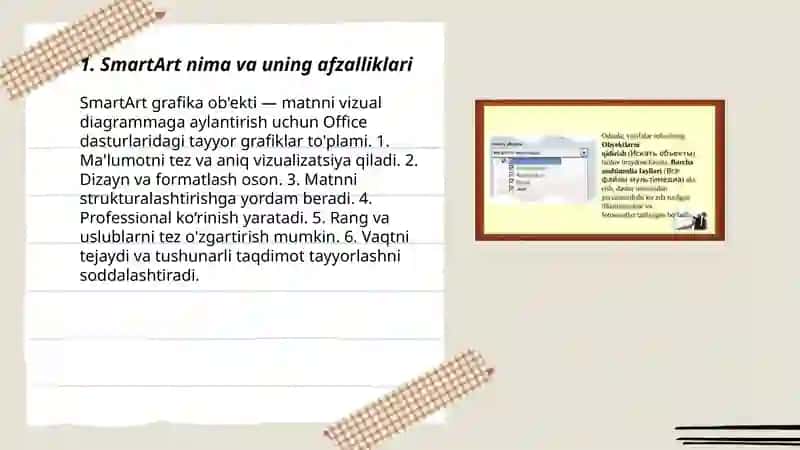 SmartArt grafika ob'ekti 3