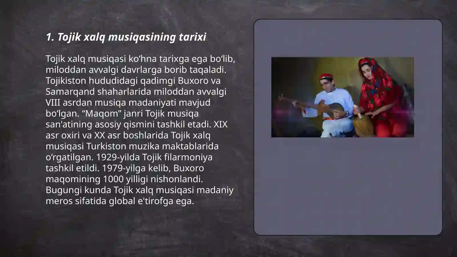 Tojik xalq musiqasi 3